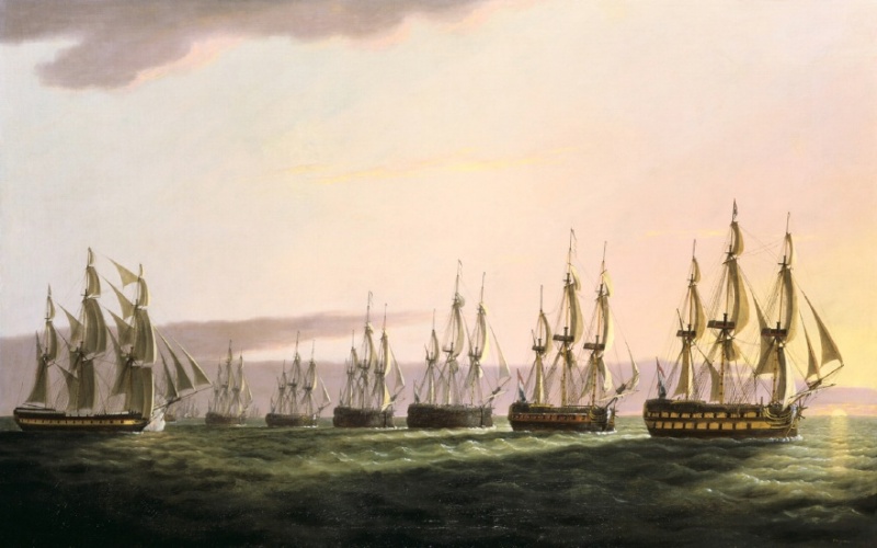 East Indiaman General Goddard with the Dutch Fleet