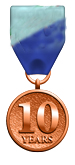 10 year Anniversary Medal