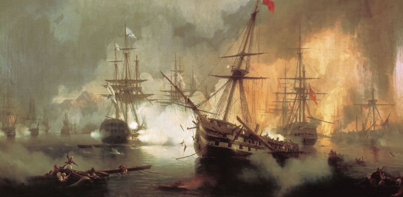 aivazovskiy sea battle near navarino 1846 zpsef37113d