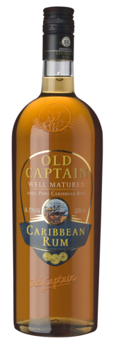 Old Captain well matured Caribbean Rum