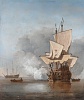 Het Kanonschot   Canon fired (Willem van de Velde II, 1707)