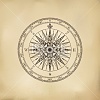 stock illustration 15795296 compass rose on old paper   Copy