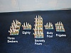 Spanish ships size comparison.