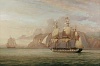 HMS Amelia Chasing the French Frigate Arthuse 1813