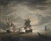HMS Monmouth capturing the French ship Foudroyant 1758 - 2