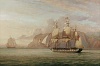 John Christian Schetky, HMS Amelia Chasing the French Frigate Arthuse 1813 (1852)