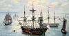 Assorted Naval paintings-art