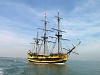 sail ship in sea 1