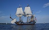 Photos of interesting sailing vessels passing my home on the Hudson River in NY state