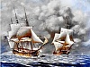 U.S.S. Constellation vs. French Frigate L'Insurgent 9 Feb. 1799 2