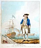 Admiral with first rate man of war