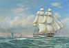 1965c 034 CD1935 037trimsharpcropsweb Unicorn Exterior Harold Wyllie Oil Painting under sail
