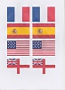 Flags cards
